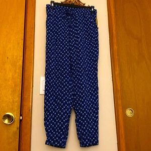 Floral Pattern Pants